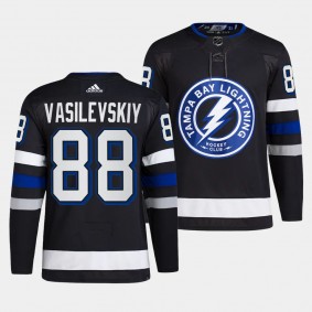 Tampa Bay Lightning 2023-24 Alternate Andrei Vasilevskiy #88 Black Jersey Primegreen Authentic