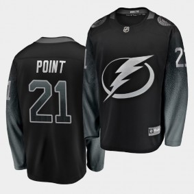 Brayden Point Lightning #21 Fanatics Branded 2019 Alternate Jersey