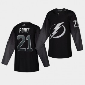 Brayden Point Lightning #21 Authentic 2019 Alternate Jersey