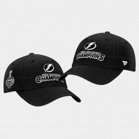 Tampa Bay Lightning Black 2020 Eastern Conference Champions Adjustable Hat
