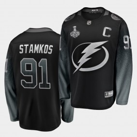 Tampa Bay Lightning Steven Stamkos 2020 Stanley Cup Final Bound Alternate Black Jersey