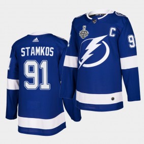 Tampa Bay Lightning Steven Stamkos 2020 Stanley Cup Final Bound Authentic Player Blue Jersey