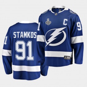 Tampa Bay Lightning Steven Stamkos 2020 Stanley Cup Final Bound Home Player Blue Youth Jersey